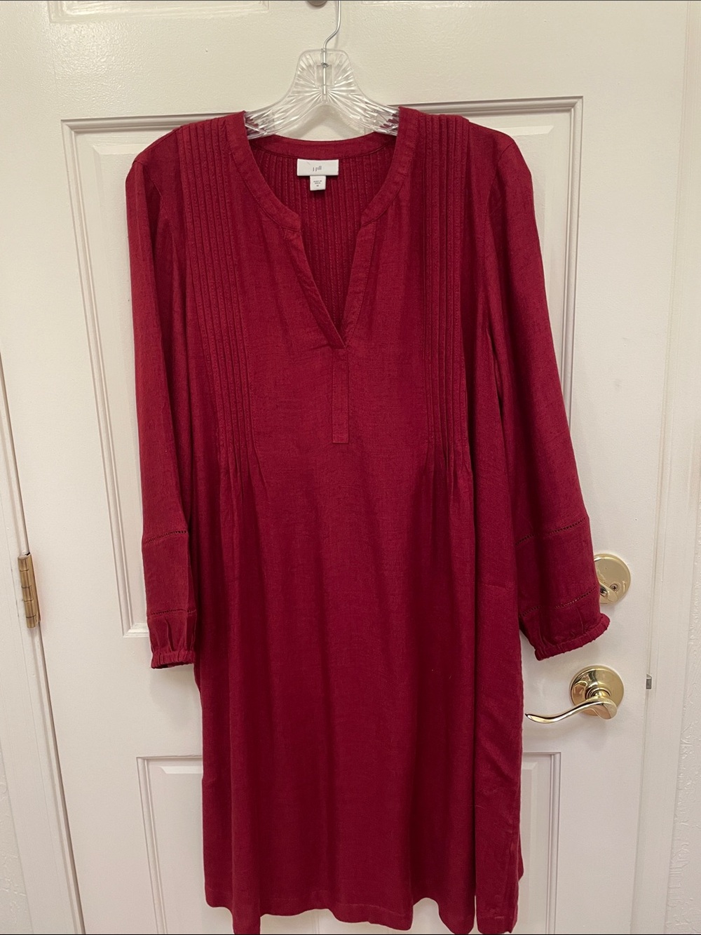 J.Jill dress with pleating size M